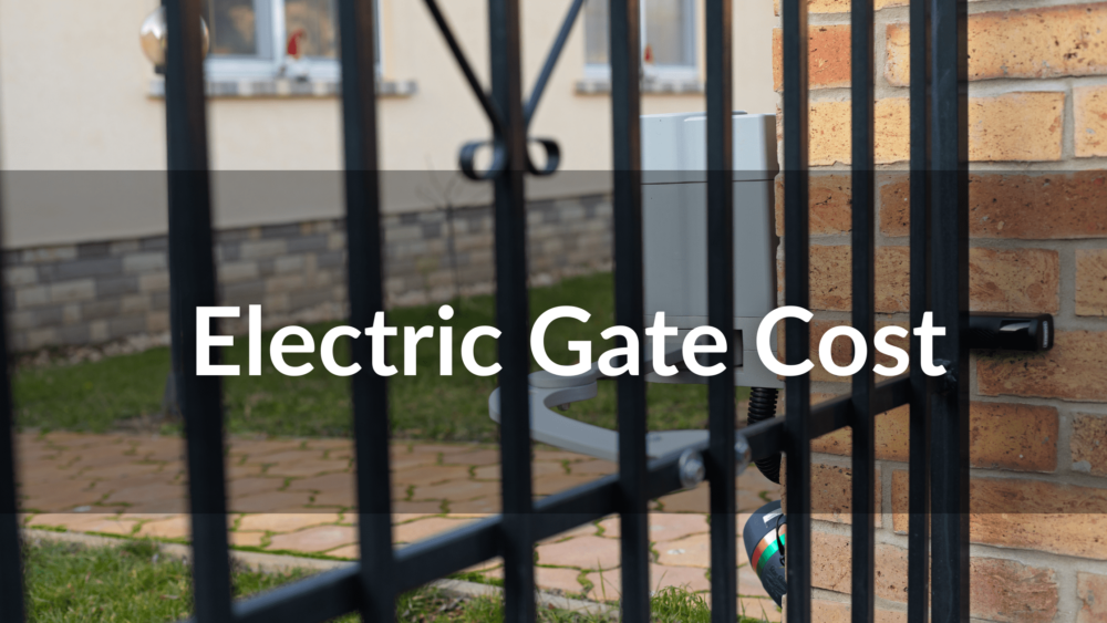 electric gate cost