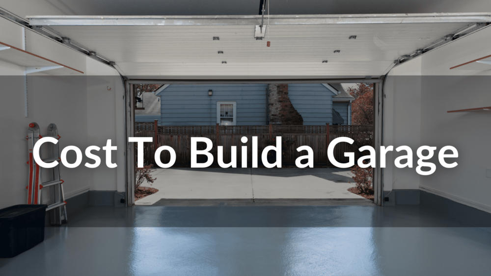 Cost To Build A Garage Uk S For, Detached Garage Interior Design Ideas