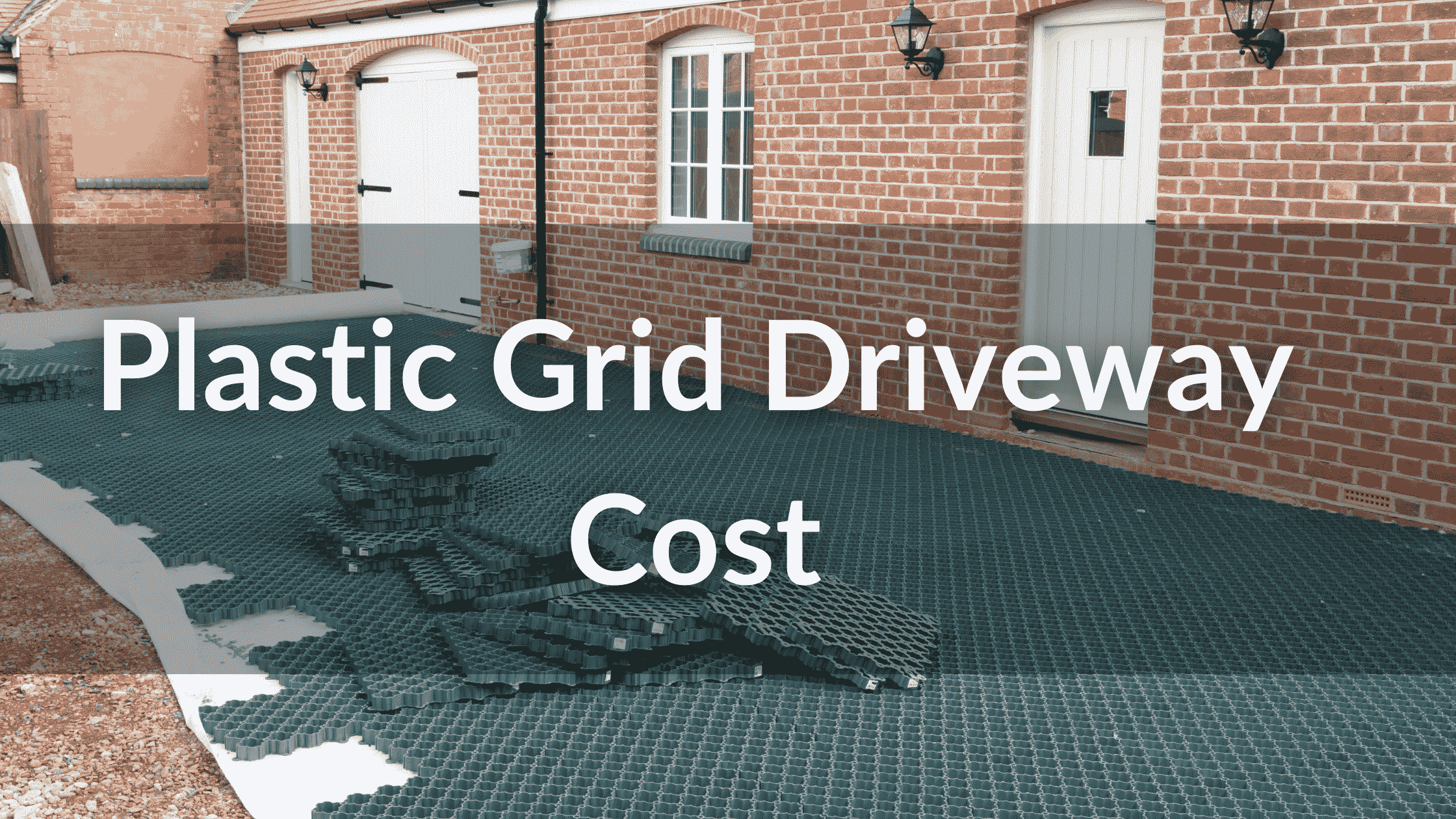 plastic grid driveway cost