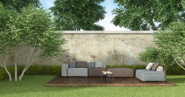 rendering a garden wall
